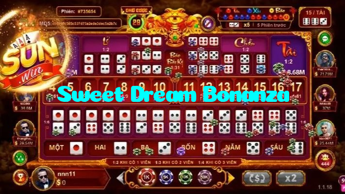 Sweet Dream Bonanza casino presented on mobile device in Pakistan with slots and live games